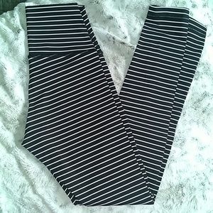 Wunder Under Lululemon Stripped Leggings